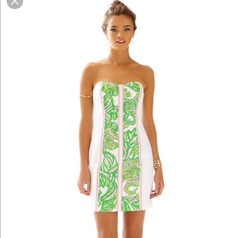 NWT Strapless Lilly Pulitzer Angela dress